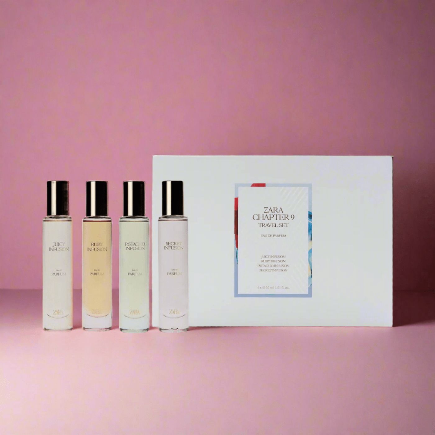 ZARA PARFUM CHAPTER 9 SET VOYAGE 4 X 30ML